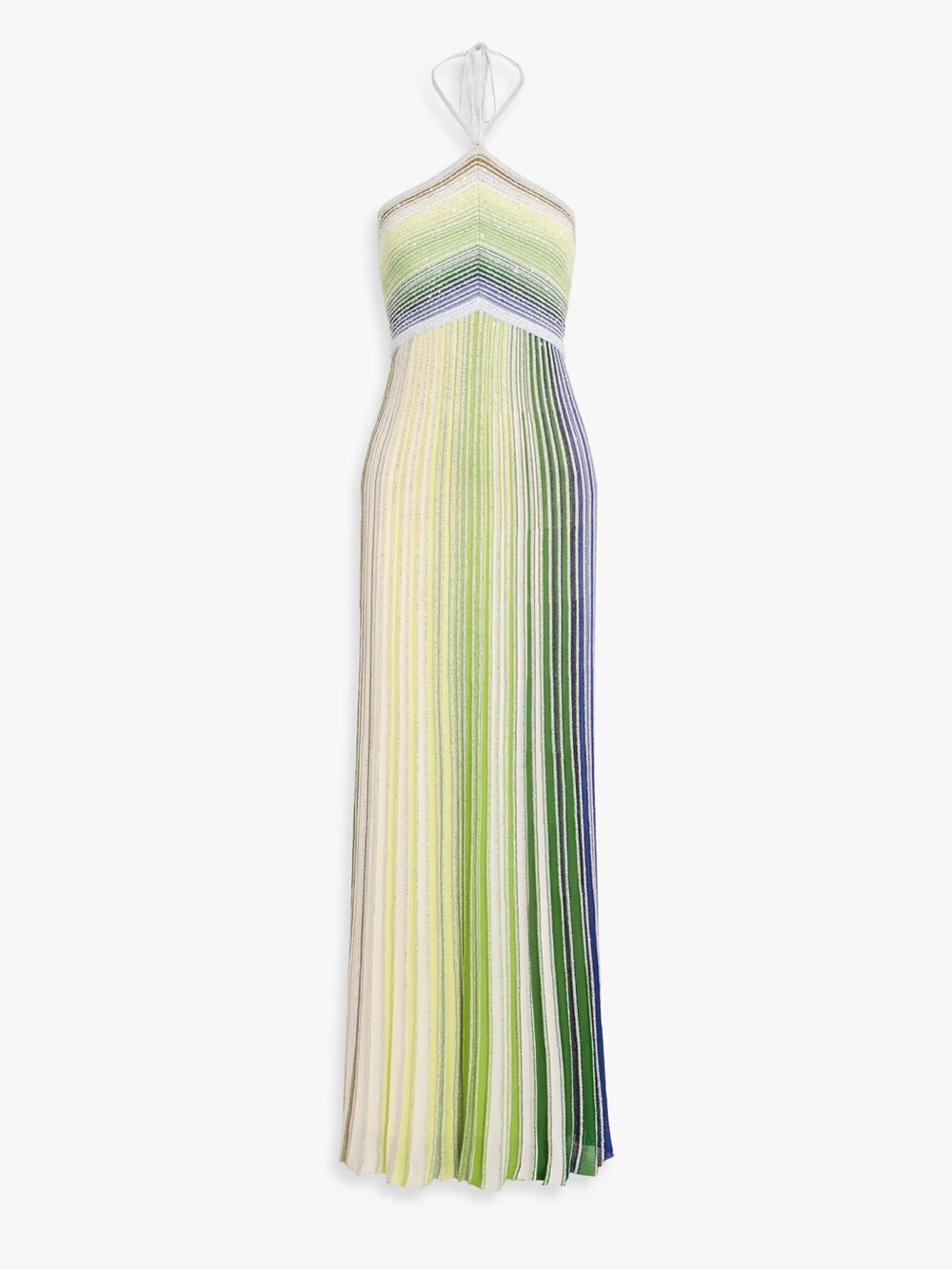 MISSONI GREEN SEQUIN HALTER DRESS ISO!!! - Picture 3 of 6